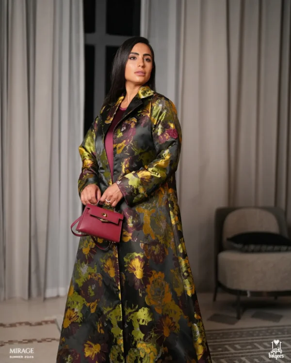 Lava florale – luxury abaya by Balqees