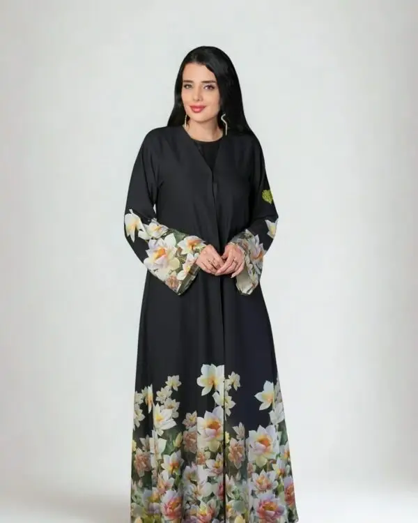 Twilight Garden – luxury abaya by Balqees