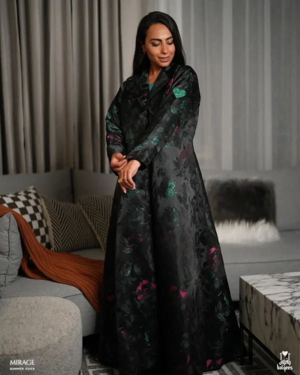 A garden in Dusk – luxury abaya by Balqees