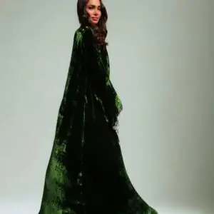 Emerald Velvet – luxury abaya by Balqees