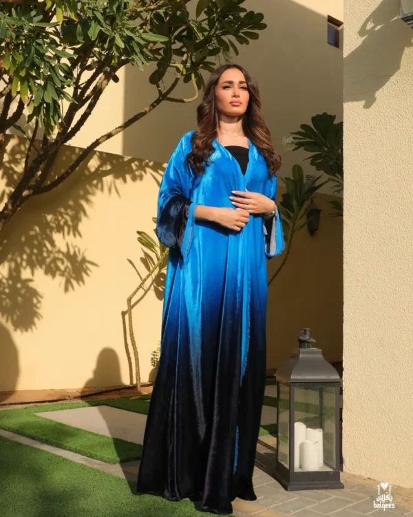 ombre navy – luxury abaya by Balqees